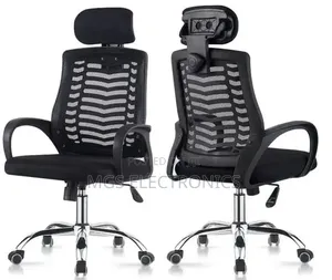 Office Chair With Headrest Rotates 360. At 5500