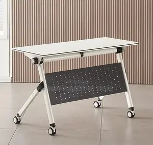 Office Table; Foldable Movable Office Table