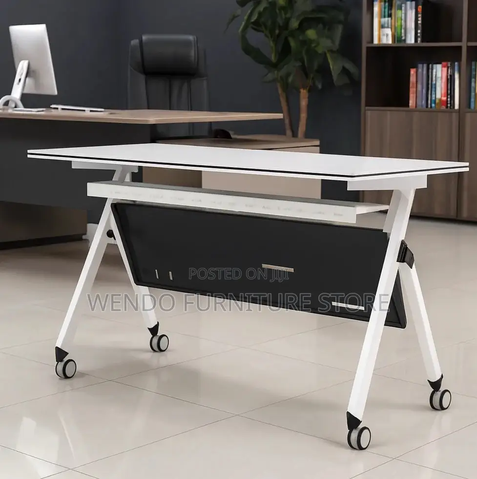 Office Table; Foldable Movable Office Table