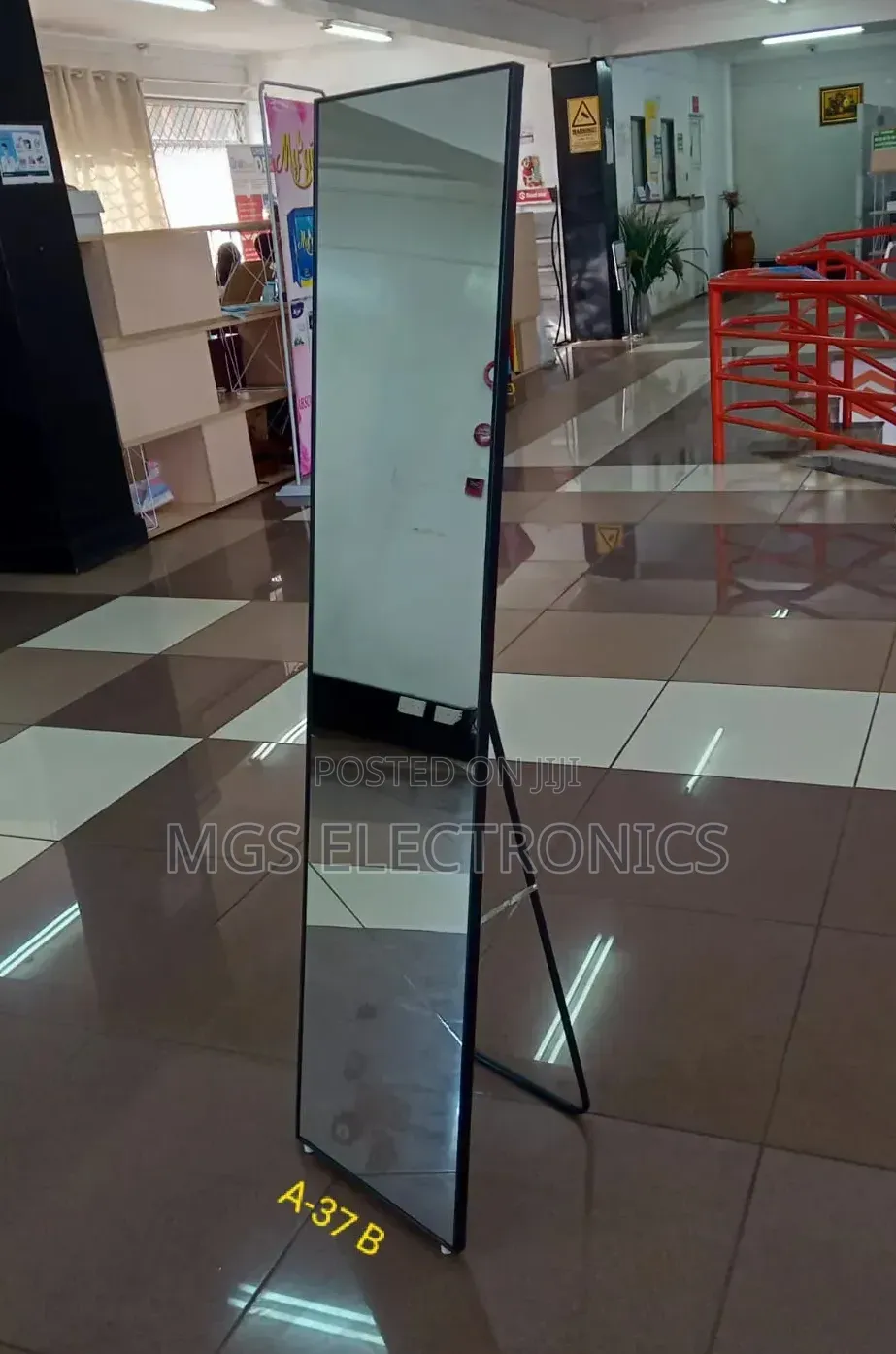 Executive Black Dressing Mirror