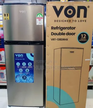 Von 138litres Double Door Refrigerator