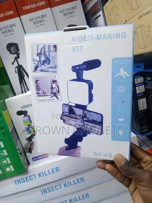 Ay-49 Professional Vlogger Kit With Bluetooth Remote