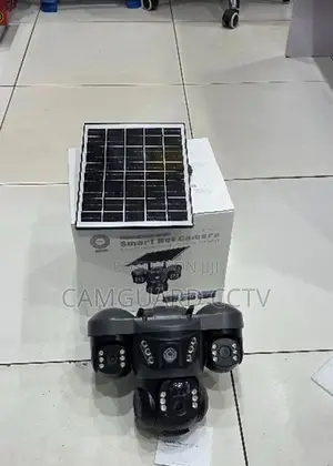Wireless Solar Triple Lens Camera – 360° Pan Tilt Security Monitoring