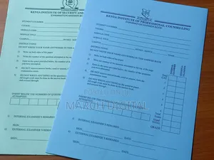 Exam Booklet Printing