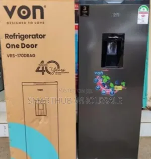 Von Fridge 176 Litres With Dispenser Single Door (2yrs Wrty)