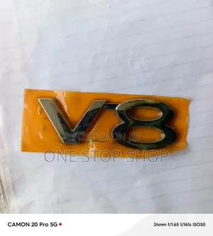 V8 3d Tailgate Decal High Performance Badge