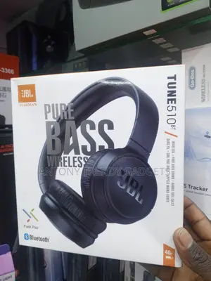 JBL Tune 510bt Rechargeable Bluetooth Headphones Black
