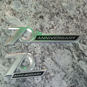 70th Anniversary Side Fender Emblem