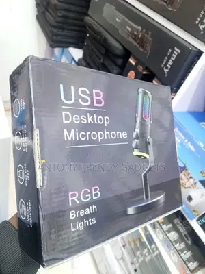 RGB Usb Microphone for Podcasting Streaming and Recording