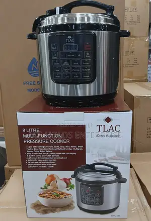 1250watts - 8 Litres Multifunctional Tlac Pressure Cooker (Non-Stick)