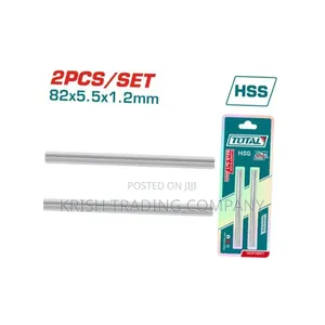 Total 2pcs Electric Planer Blade Set