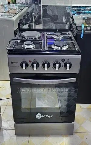 New Model 50*55 Nunix 3+1 Standing Cooker With Gas Oven.