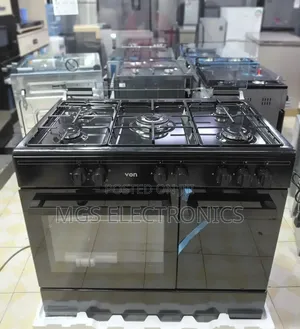 60*90 Von Vcf965031nsk Cooker – 5 Gas Burnerswith Electric Oven