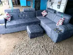 Grey L Seat