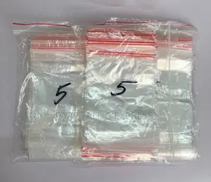 Ziplock Pouches Transparent Size 5 ( 9x13) Cm