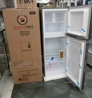 138litres Smartpro SFR-175dt-I Double Door Fridge