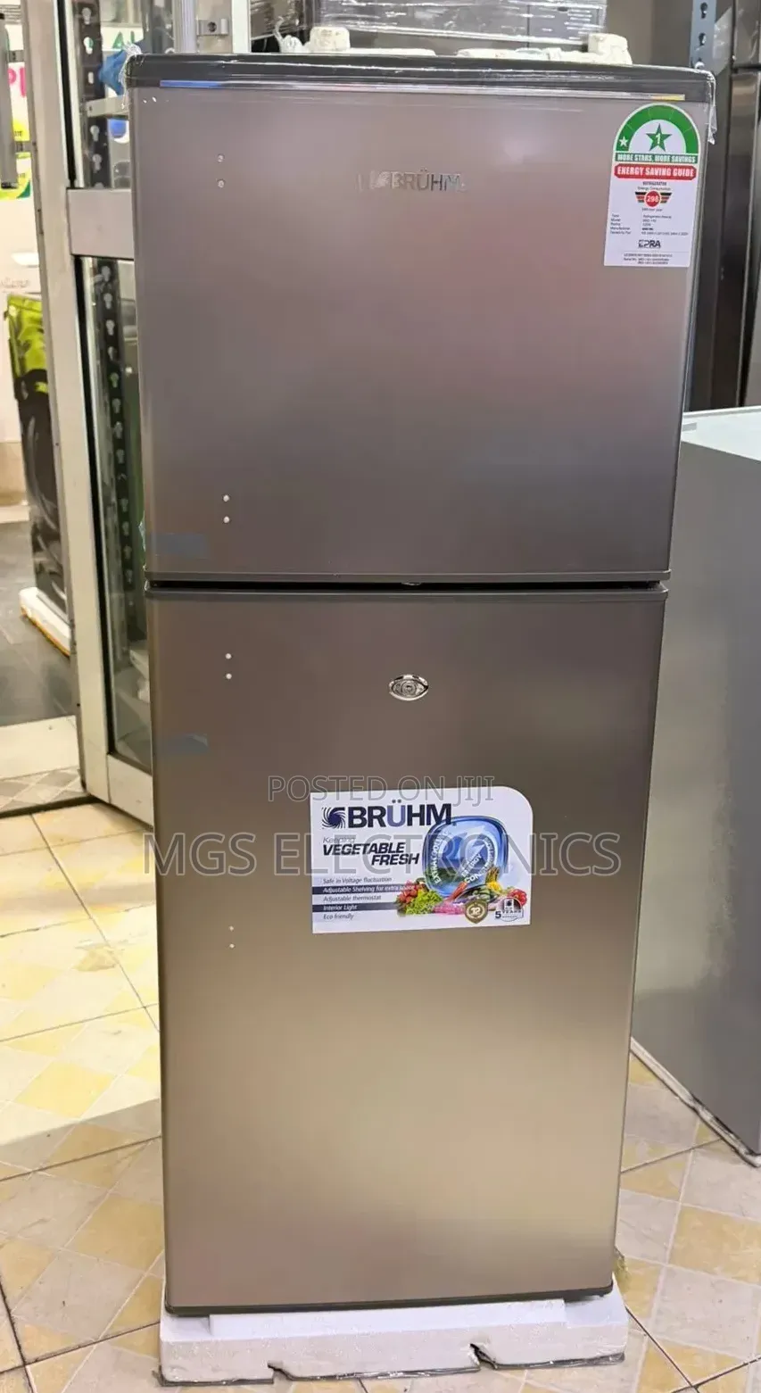 Bruhm 120litres Double Door Refrigerator