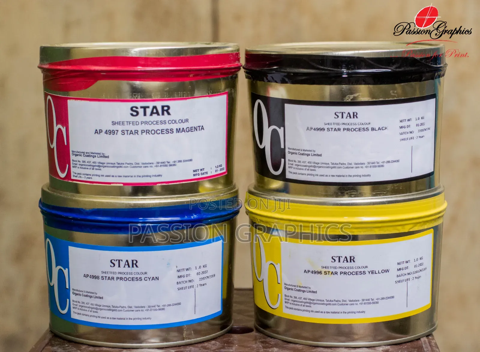 Cmyk Offset Printing Process Inks
