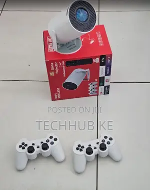 Portable Hy300 Mini Projector With Android Tv Wireless Gaming Console