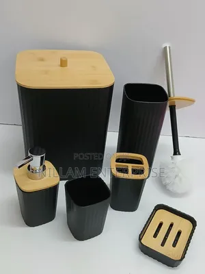 6 In1 Bathroom Accessories Set