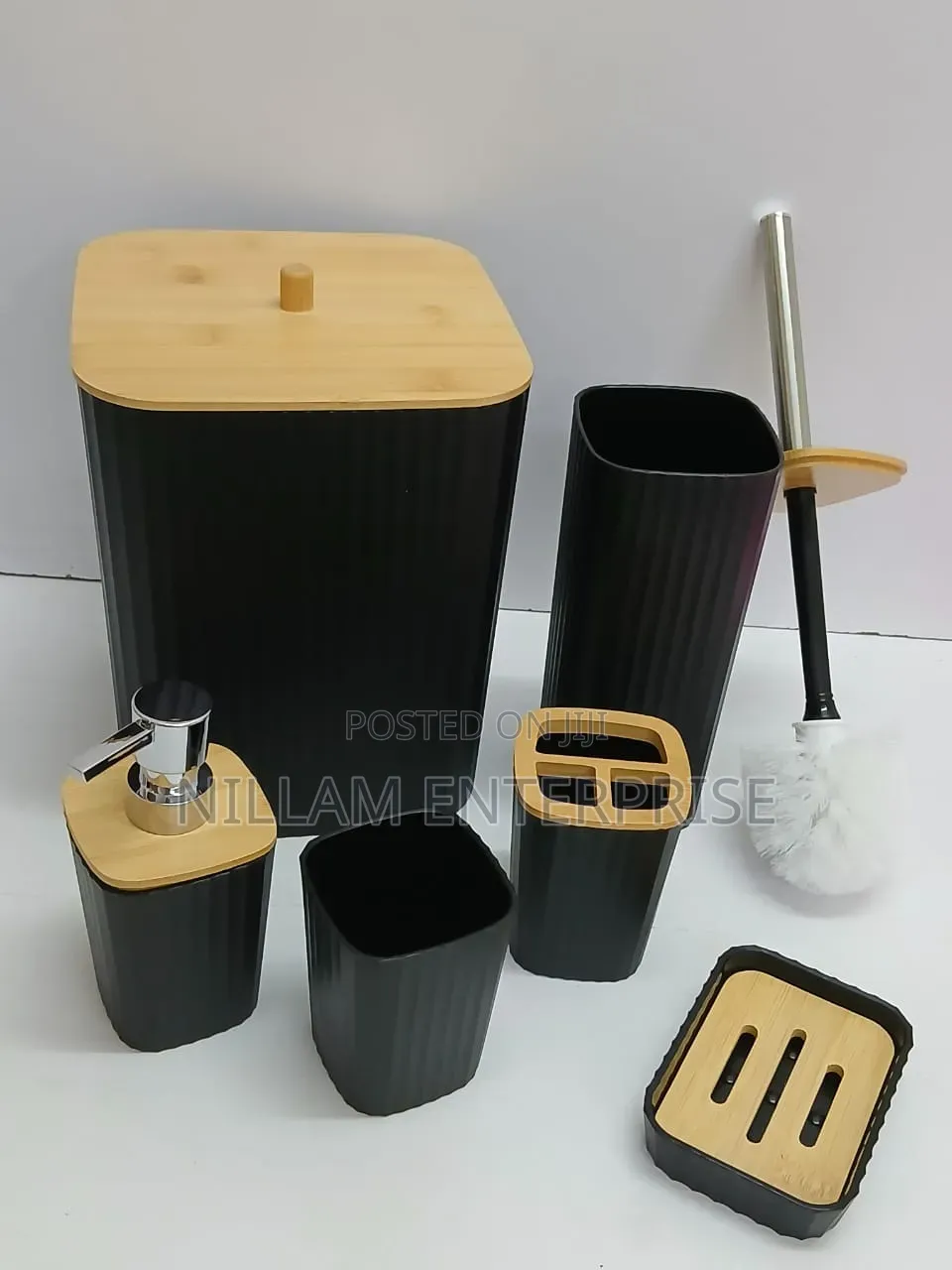 6 In1 Bathroom Accessories Set