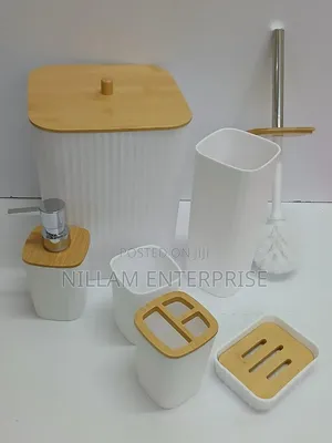 6 In1 Bathroom Accessories Set