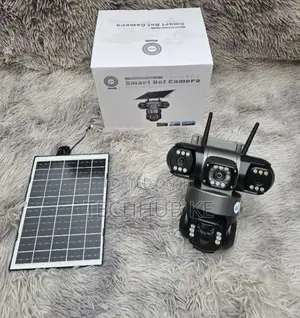 Triple Lens 4g Solar PTZ Camera | Sim Card Outdoor Security Camera