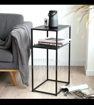 2 Layer Nordic Metallic Side Table