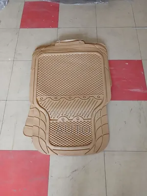 Universal Beige Floor Mats | Premium Silicone Car Mats