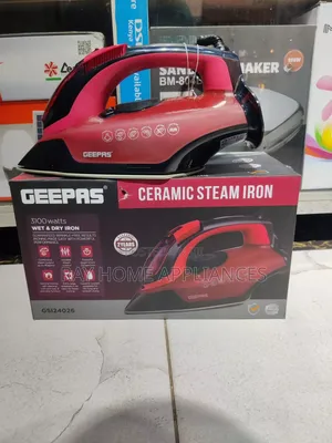 Geepas Heavy Duty Ceramic Wet and Dry Steam Iron 3100w Gsi24026