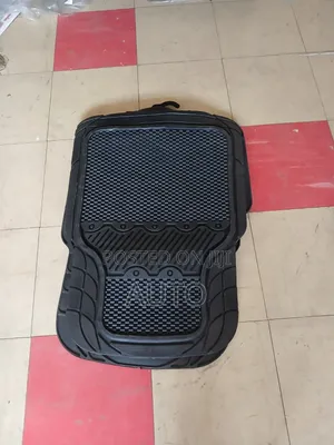 Black Silicone Car Floor Mats | Universal Anti-Slip Waterproof Mats