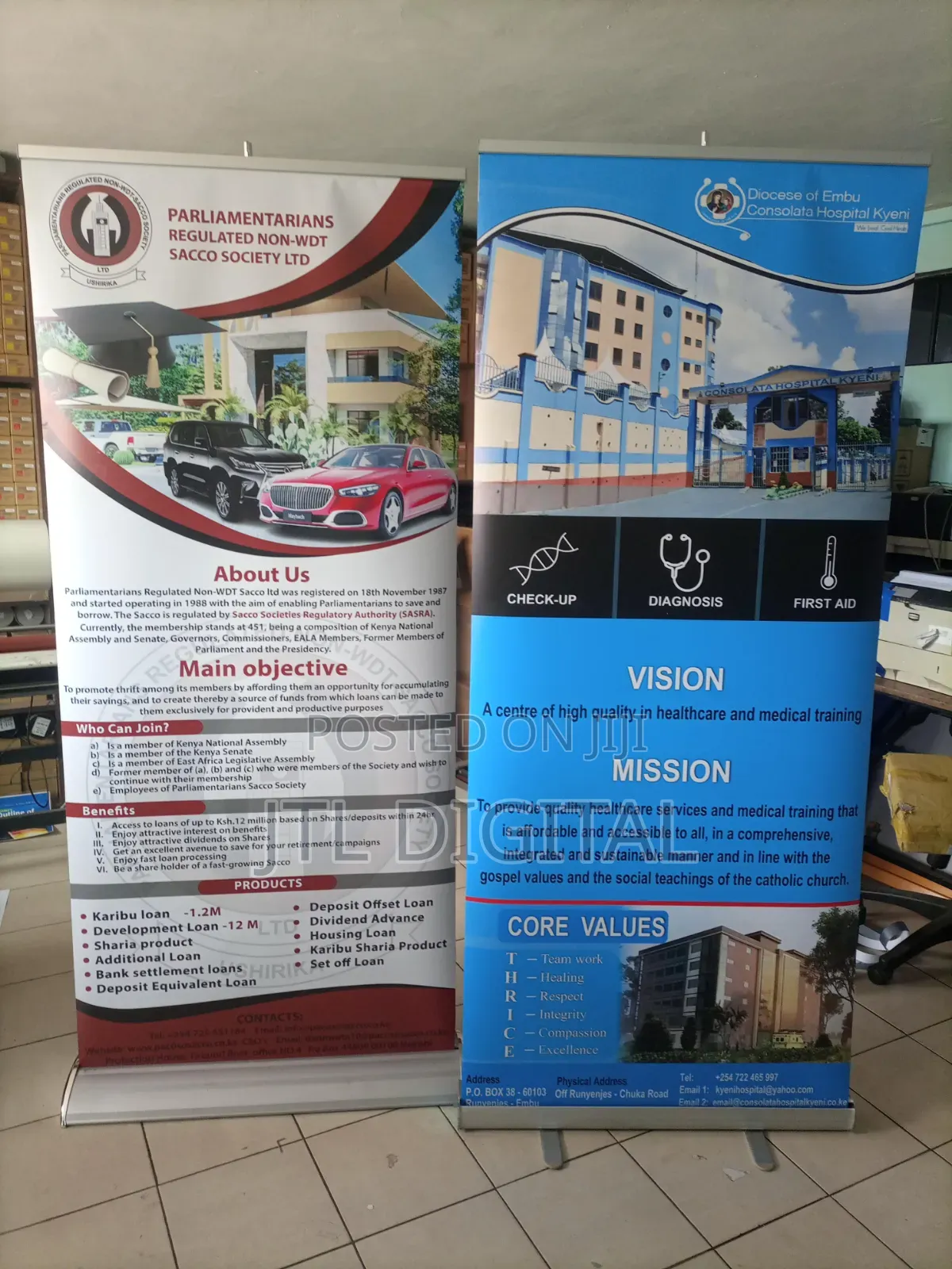 High-Quality Roll-Up Banner Design Print