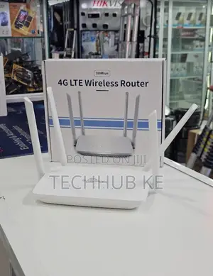 4g Lte Wireless Router 300mbps | Sim Card Wifi Router With 4 Antennas