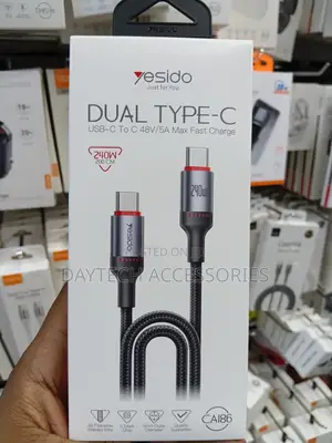 This Is a Yesido Ca186 240w Dual Type-C Data Cable.