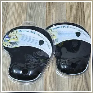 Mouse Pad With Gel Wrist Support.