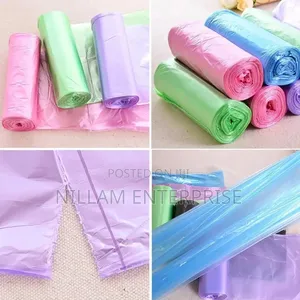 100pcs Extra Strong Mixed Colours Trash Bag