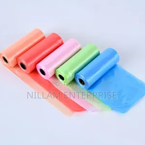 100pcs Extra Strong Mixed Colours Trash Bag
