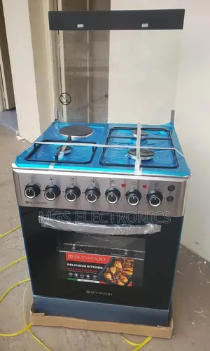 50*55 Skywood 3+1 Standing Cooker With Electric Oven ,Timer,