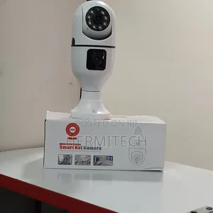 Dual Lens Wireless Bulb CCTV Camera Surveillance Camera