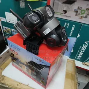 Wireless Wifi Triple Lenses CCTV Ultra Hd Camera
