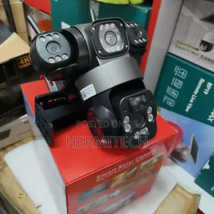 Wireless Wifi Triple Lenses CCTV Ultra Hd Camera