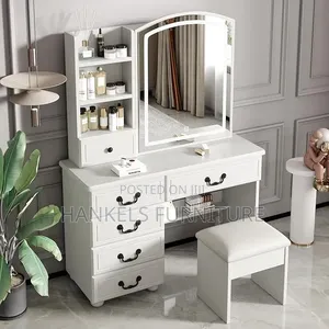 Dressing Table With Mirror – Stylish Vanity for Bedroom Use