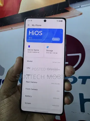 Tecno Camon 40 128 GB Gray