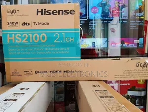 *Hisense Soundbar 2.1 Hs2100 240w