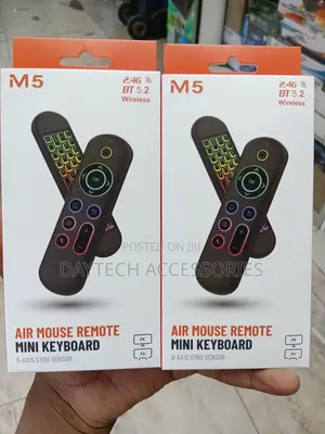 This Is an M5 Air Mouse Remote With a Mini Keyboard
