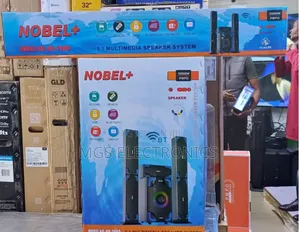 Nobel Tall Boy Speakers-Bt Hometheare-55000w Pmpo- Nb 2080