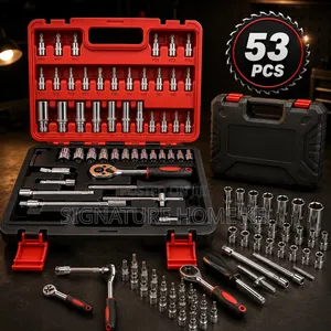 1/4" 53pc Dr Socket Spanners Tool Box Set