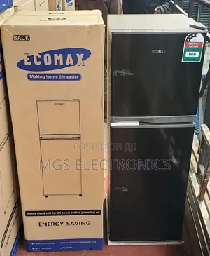 Ecomax 138 Litres Dark Silver Double Door Refrigerator