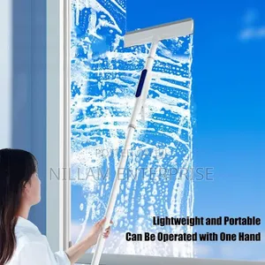 Long Handle Telescopic Rod Glass, Floor, Window Cleaner*