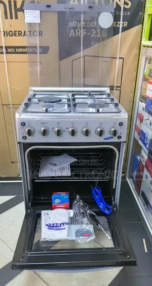 Ecomax Standing Cooker 60×60 3g + 1 Electric Hot Plate Electric Oven